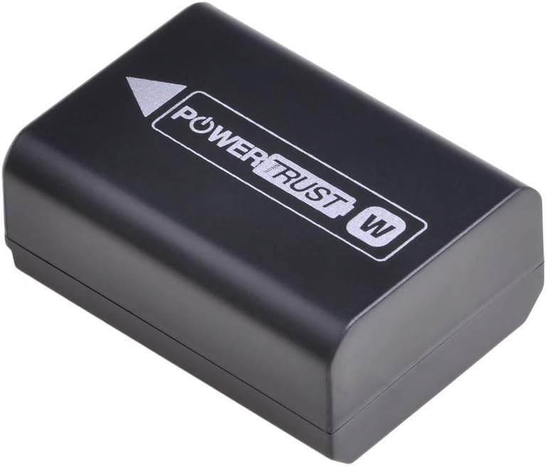 Detalle de PowerTrust 2Pcs NP-FW50 Battery and LED Dual Charger for Sony Cameras