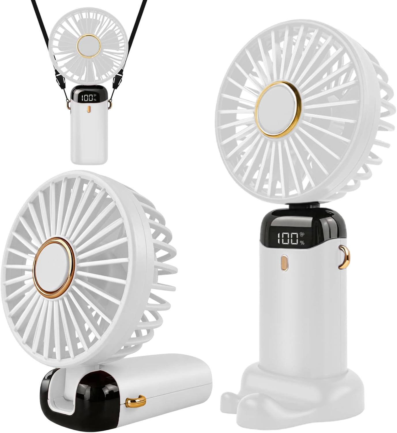 Detalle de Jsdoin Handventilator Tragbarer Mini 5000 mAh