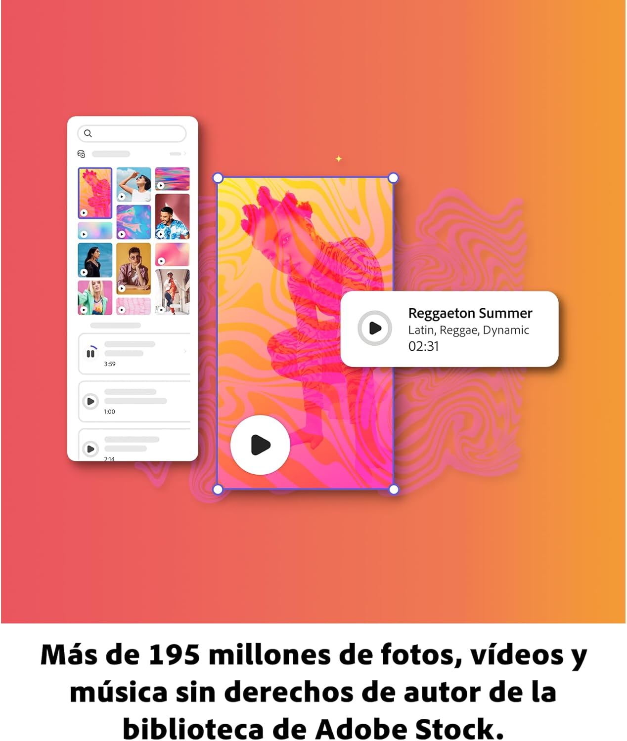 Detalle 2 de Adobe Express Premium 1 año, Web y App 📱, 100 GB Digital