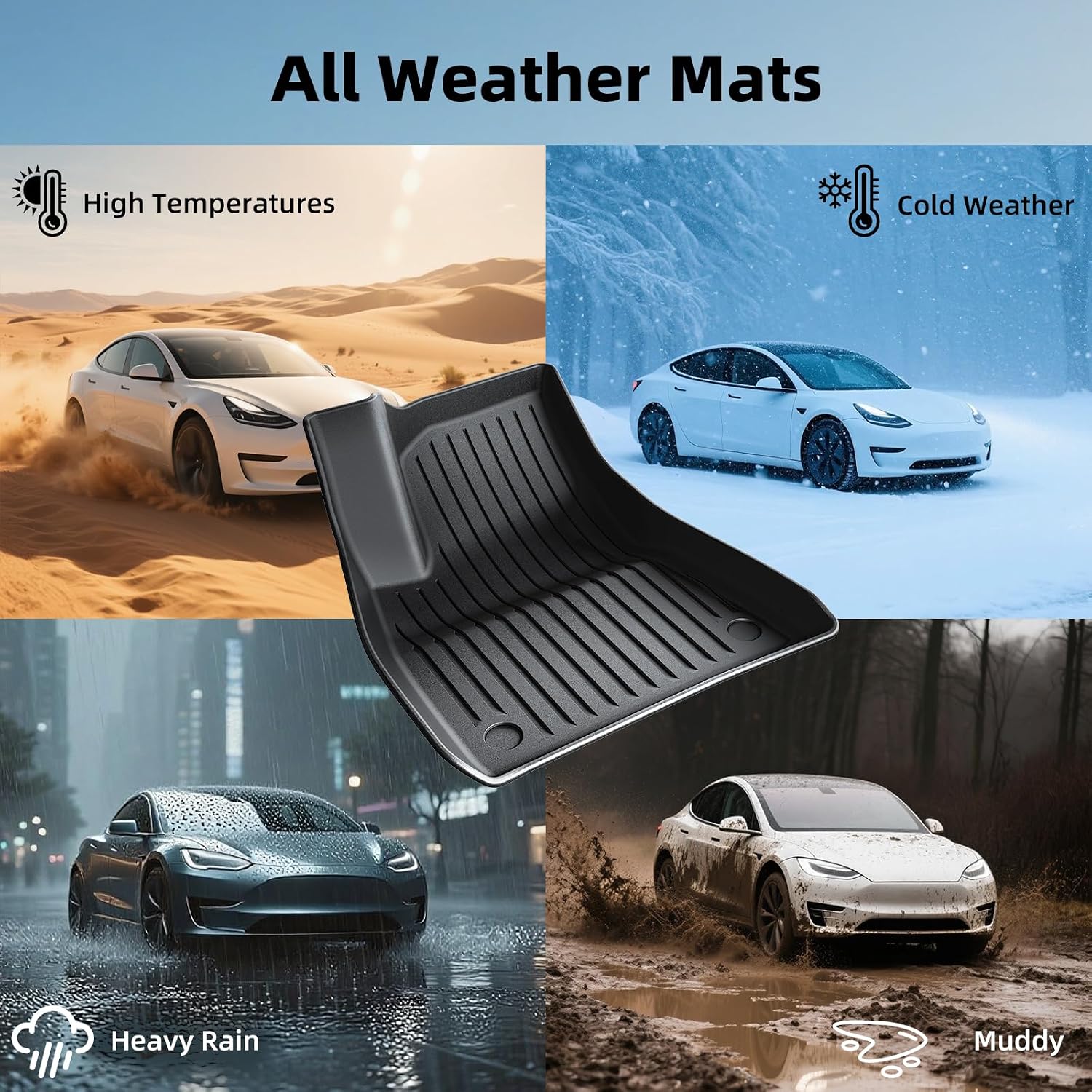 Detalle 1 de COMAUTO TPE Floor Mats