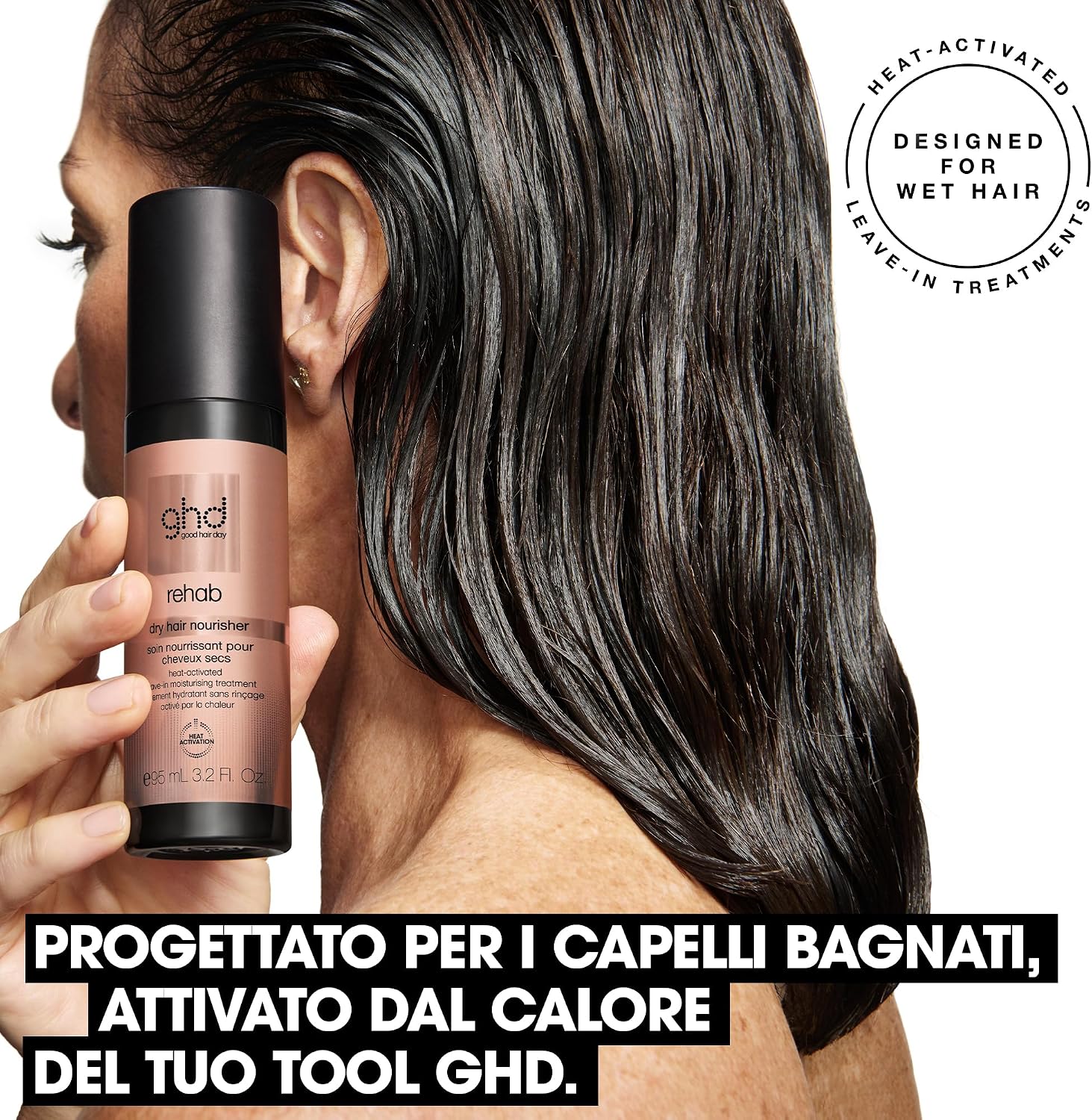 Detalle 1 de ghd Rehab Dry Hair Nourisher 95 ml