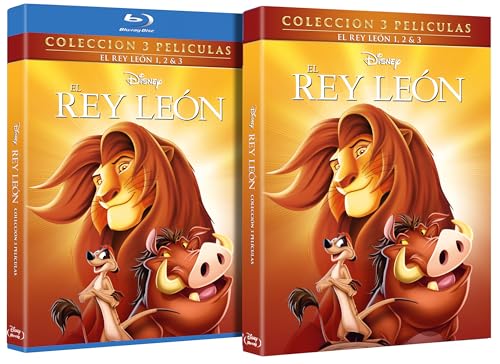 Detalle de El Rey León Pack 3 películas (Blu-ray) 📀
