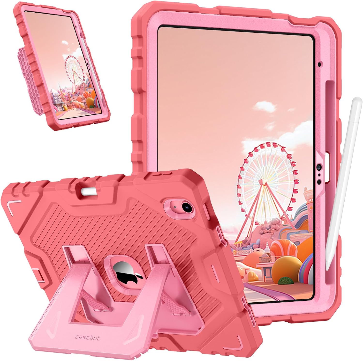 Detalle de FINTIE Kids Case for iPad 11 Inch 2025 Pink