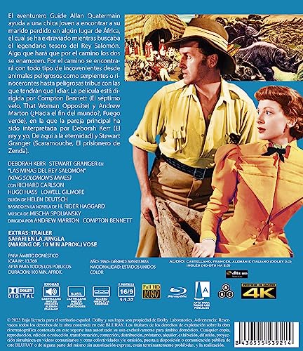 Detalle 2 de Las Minas del Rey Salomón (1950) Blu-ray | King Solomon's Mines - research