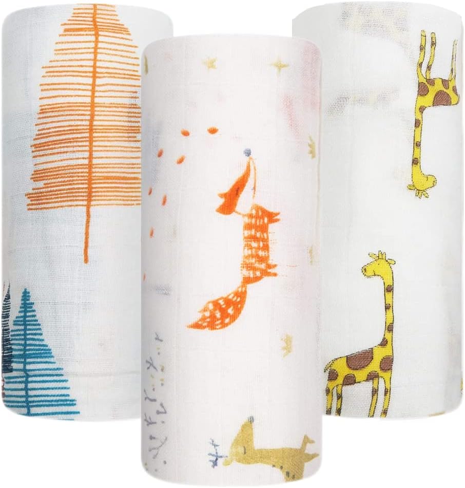 Thumbnail 5 de SGAVAHSG Large Muslin Swaddle 120 x 120 cm