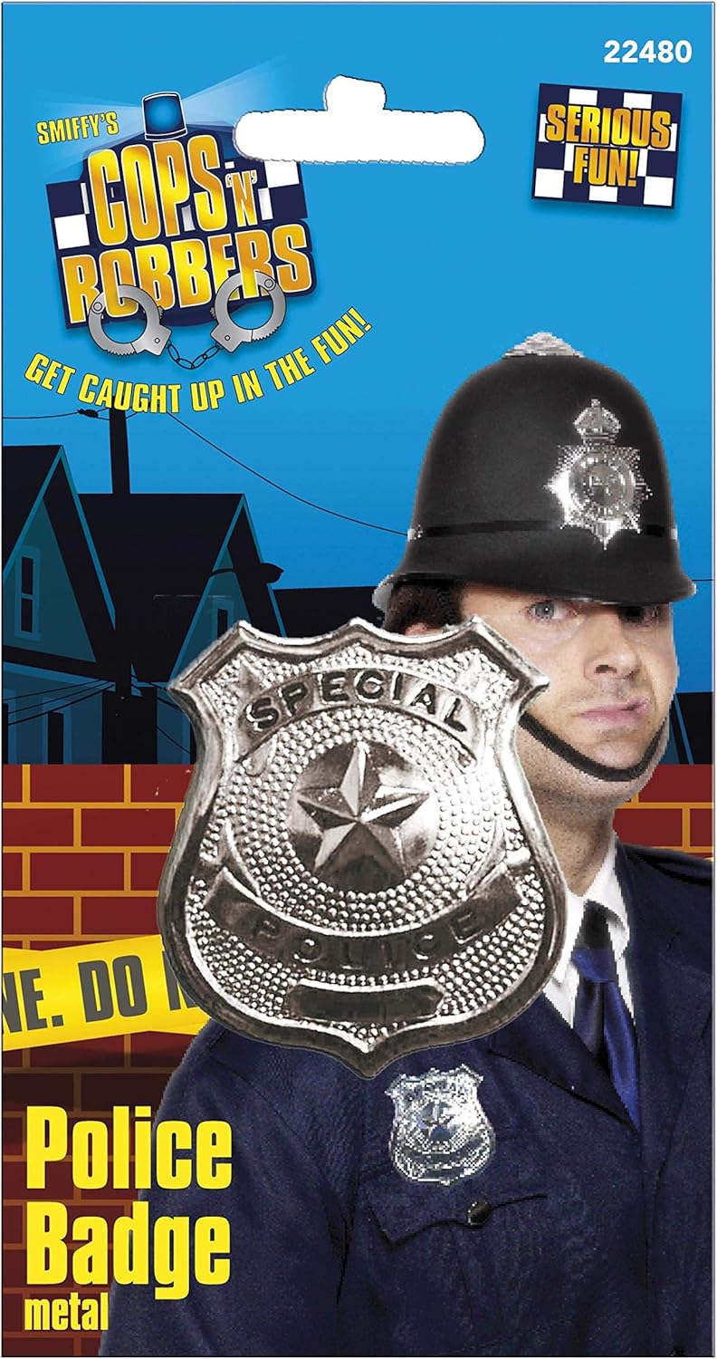 Thumbnail 2 de Metal Police Badge insigne police 🎭