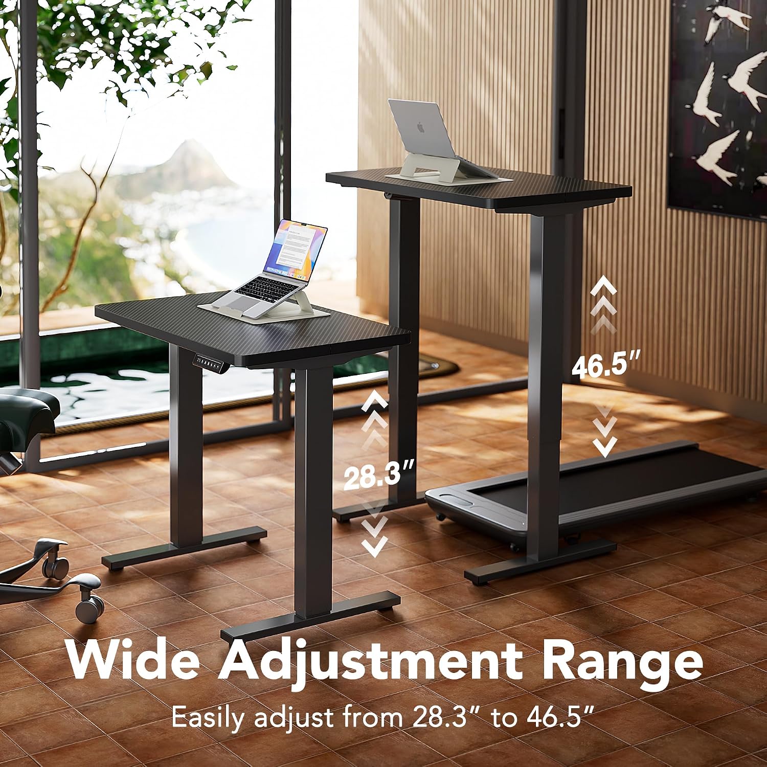 Detalle de HUANUO Electric Standing Desk, 40 x 24 Inches