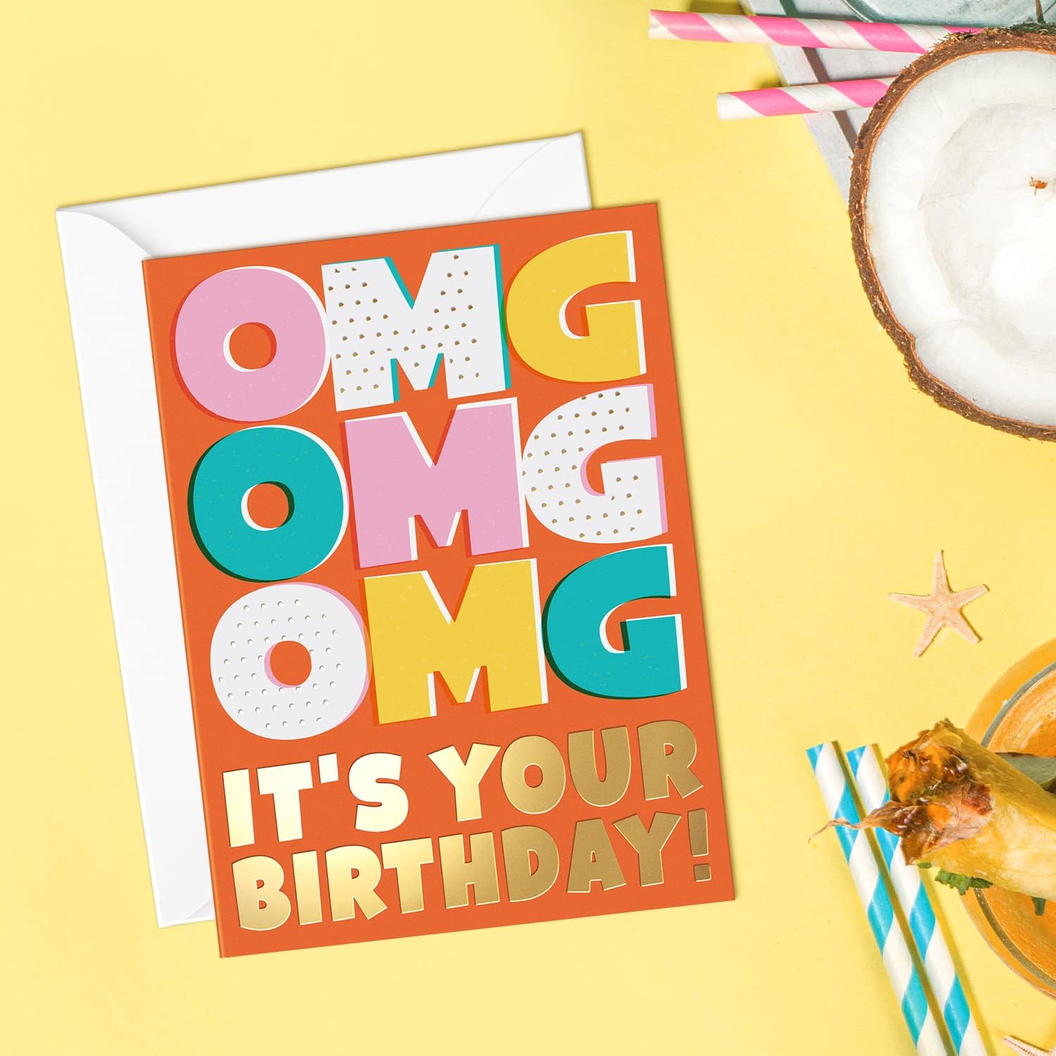 Detalle de Sweetzer & Orange 20 Assorted Birthday Cards with Envelopes and Storage Box