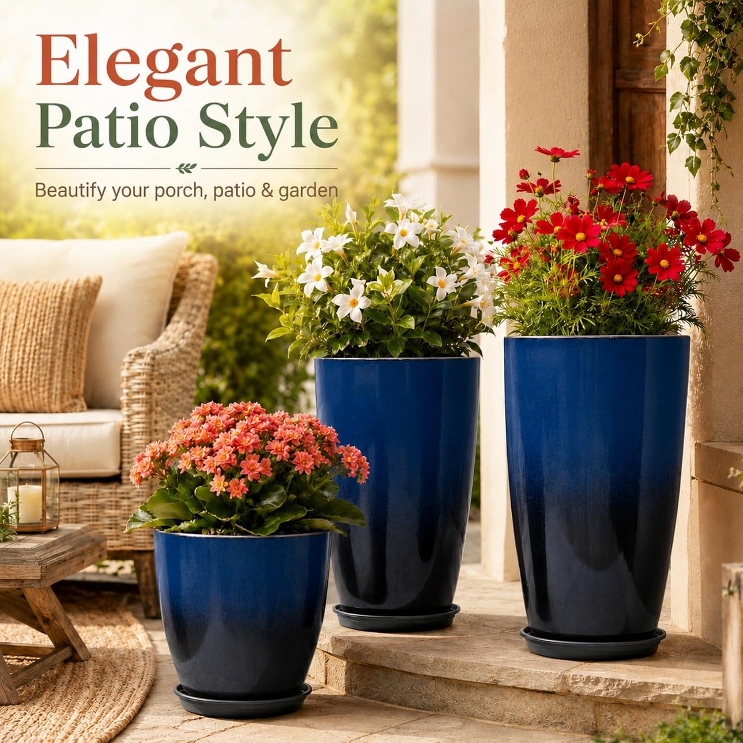 Thumbnail 4 de Neoaider Plastic Planter Set of 3