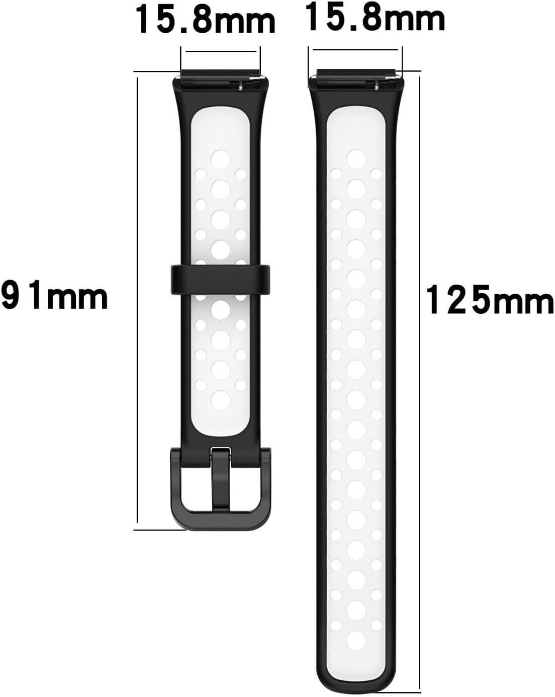 Thumbnail 6 de Panda Bobo LEA-B19 silicone replacement strap for Huawei Band 7