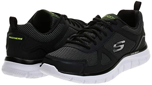 Thumbnail 10 de Skechers Track Bucolo, zapatillas de running para hombre en negro y blanco, talla 41