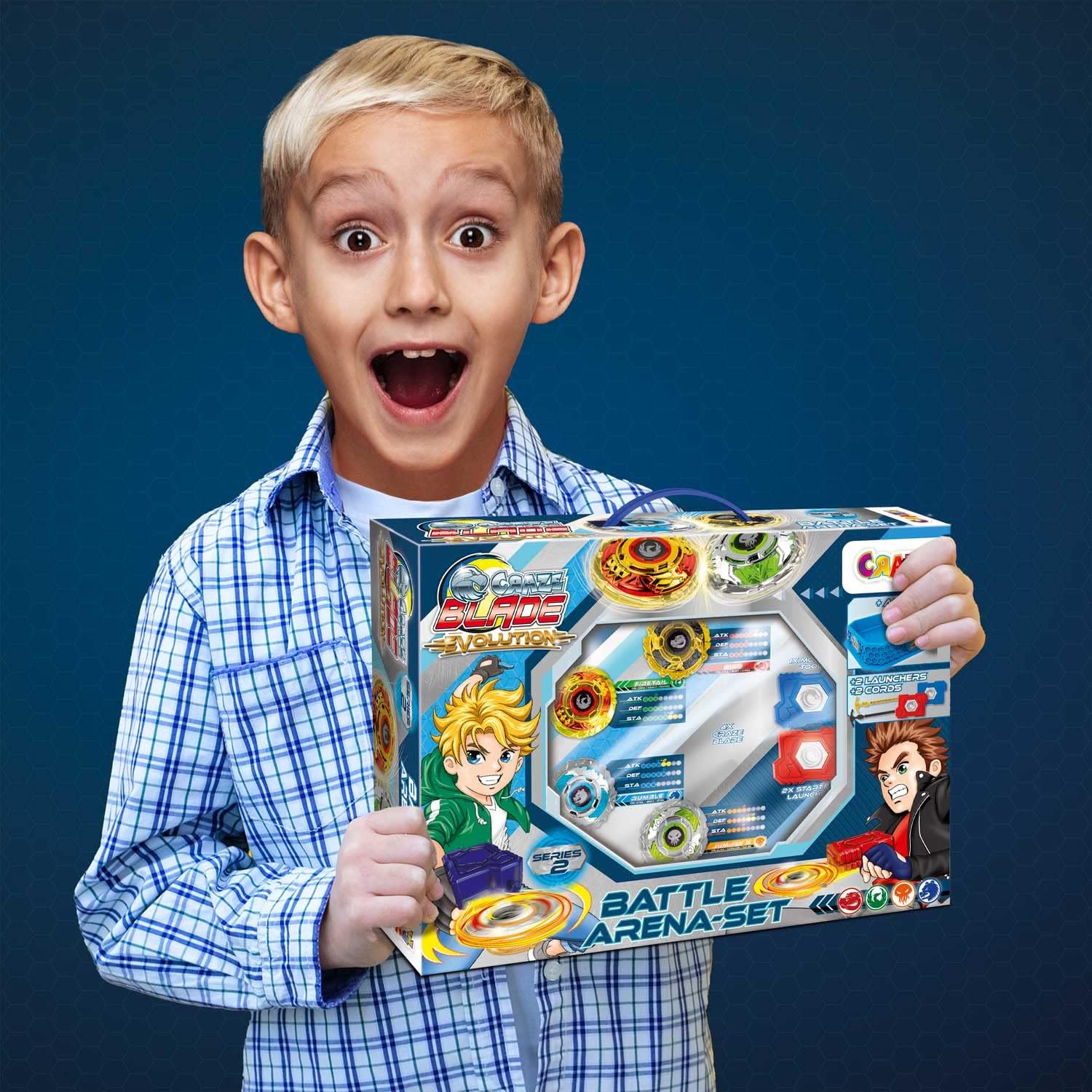 Thumbnail 2 de CRAZE BLADE XXL Kampfkreisel Battle Set 32800