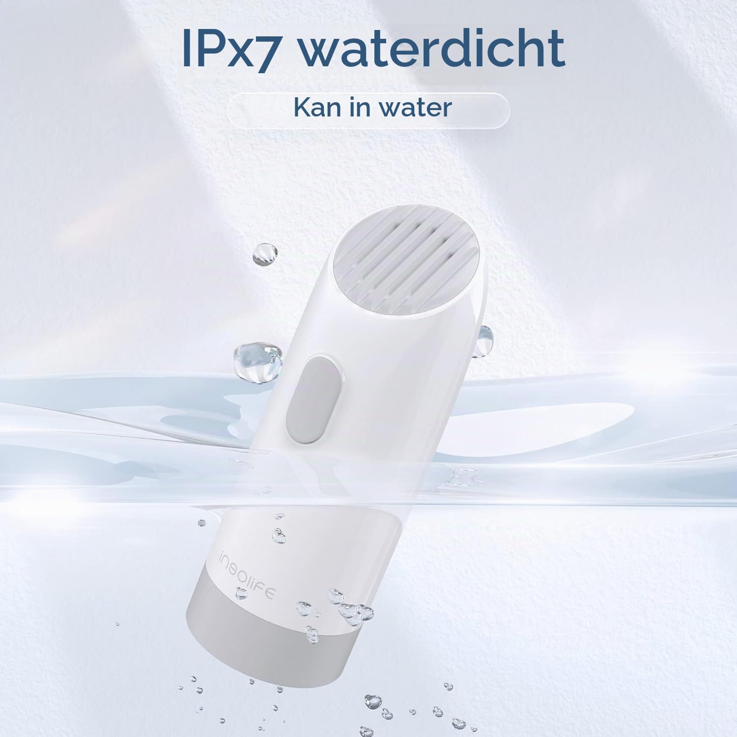 Detalle de Insolife Portable Bidet, oplaadbaar handbidet met 2 waterstanden en 400 ml fles