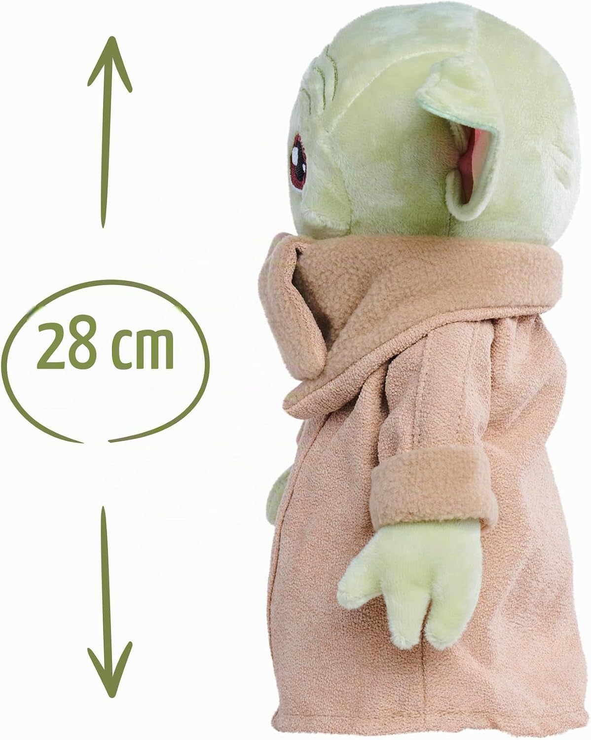 Thumbnail 5 de Simba Disney Mandalorian Grogu plyschfigur, 28 cm med brun mantel