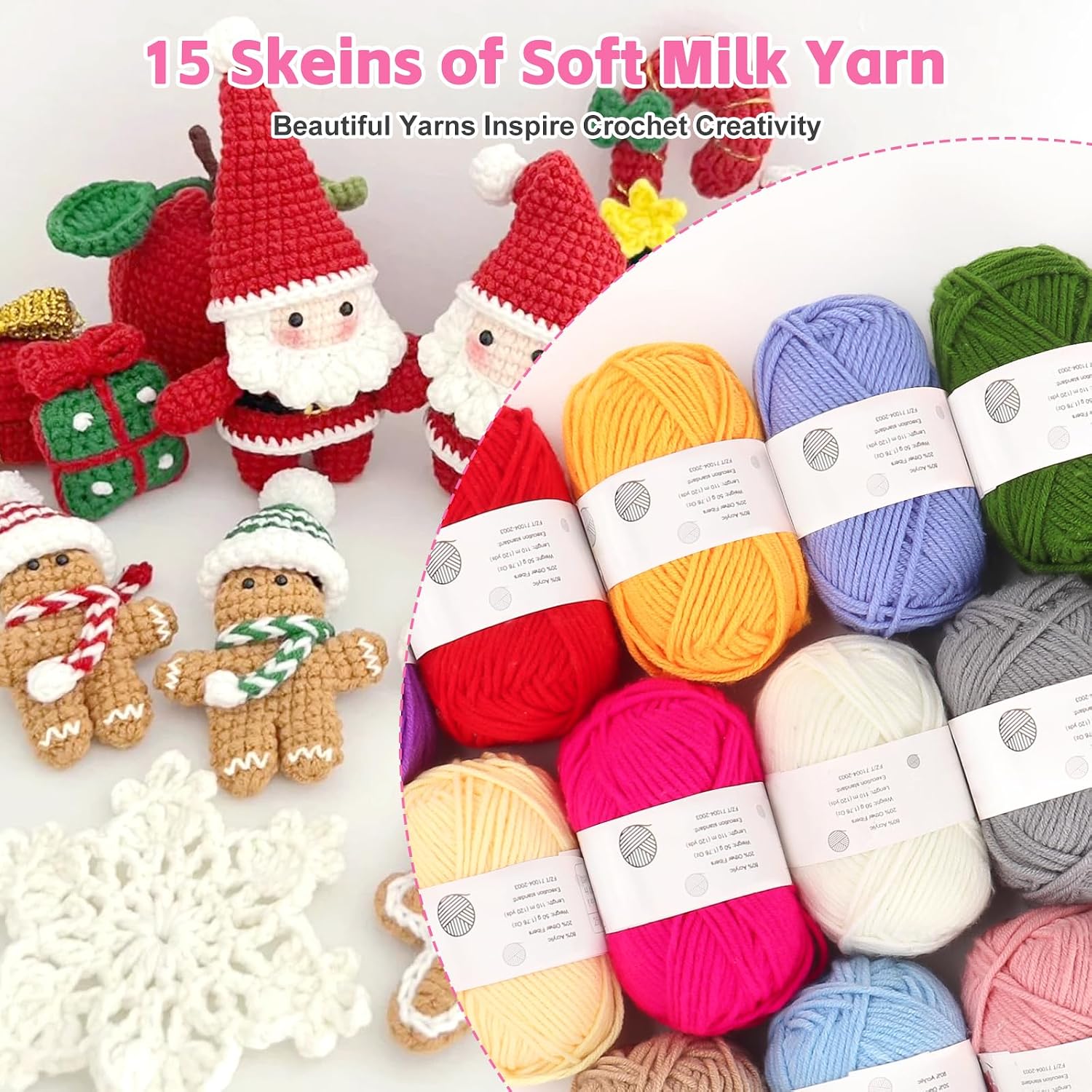 Detalle de Reessy Crochet Kit 88-piece beginners set