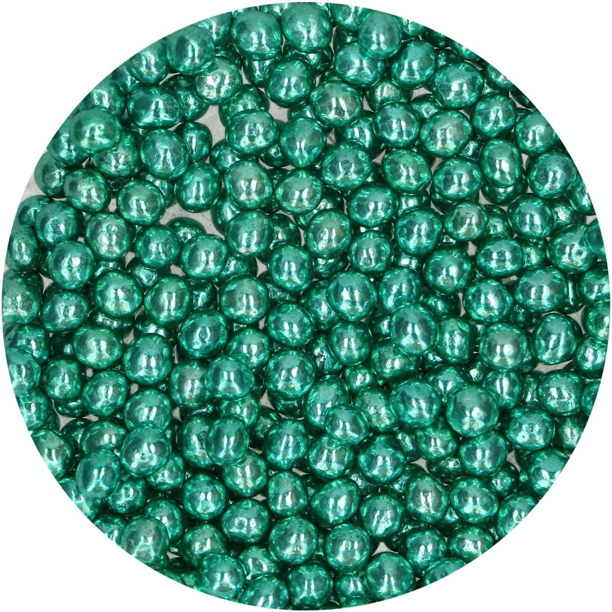 Thumbnail 1 de FunCakes Crispy Choco Pearls Metallic Green da 60 g, per decorazioni di torte e cupcake