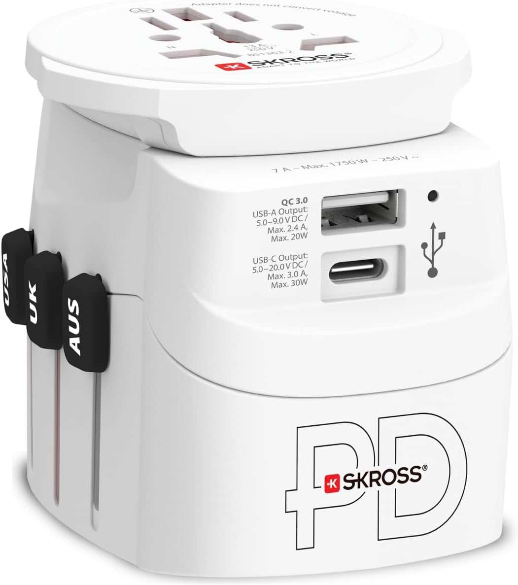 Detalle de Skross AC30PD caricabatterie USB 1750 W