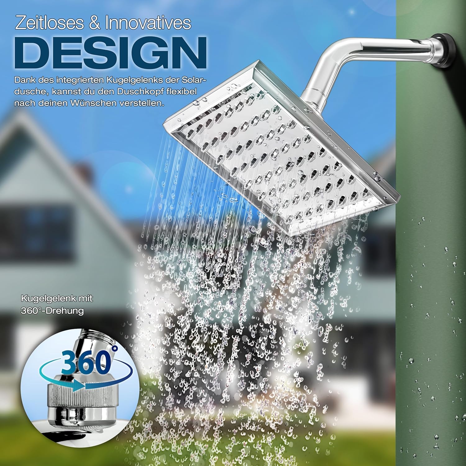 Thumbnail 4 de tillvex Solardusche 40 Liter inkl Abdeckung