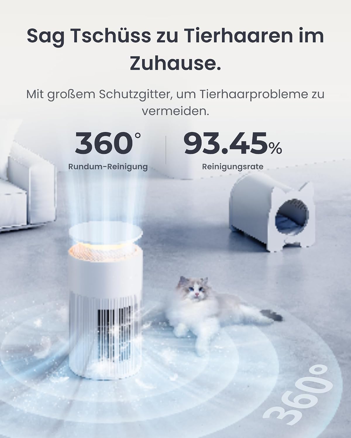 Detalle 2 de SwitchBot Luftreiniger mit App Steuerung