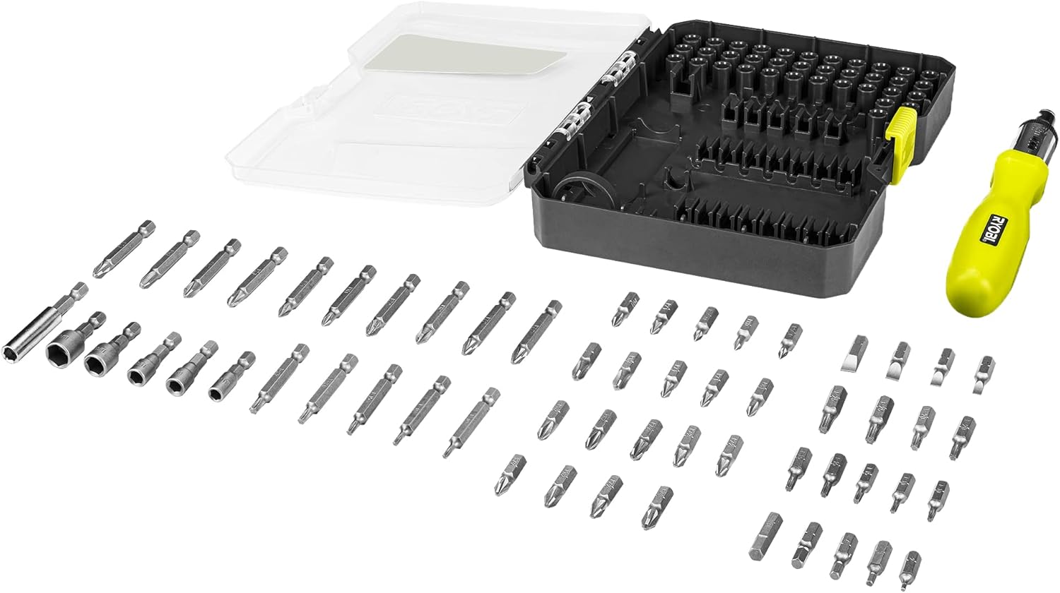 Detalle 2 de Ryobi set di 59 accessori per avvitare e bullonare con cacciaviti a cricchetto