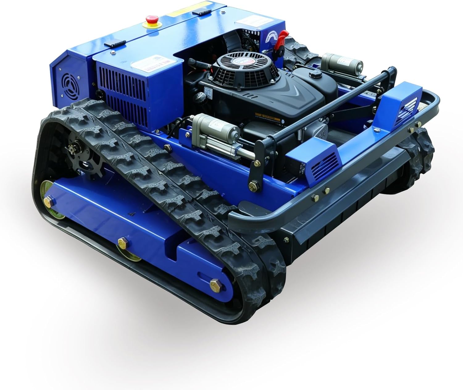 Detalle de Tondeuse à Gazon télécommandée Tout-Terrain — version de base, chenilles et moteur brushless 24 V