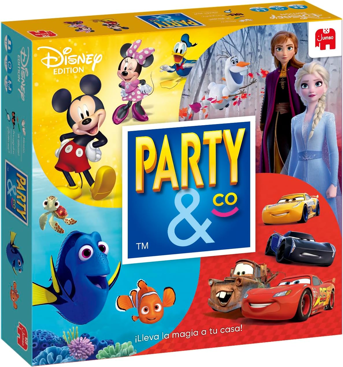 Diset Party & Co. Disney — Jeu de société multi-tests pour enfants à partir de 4 ans