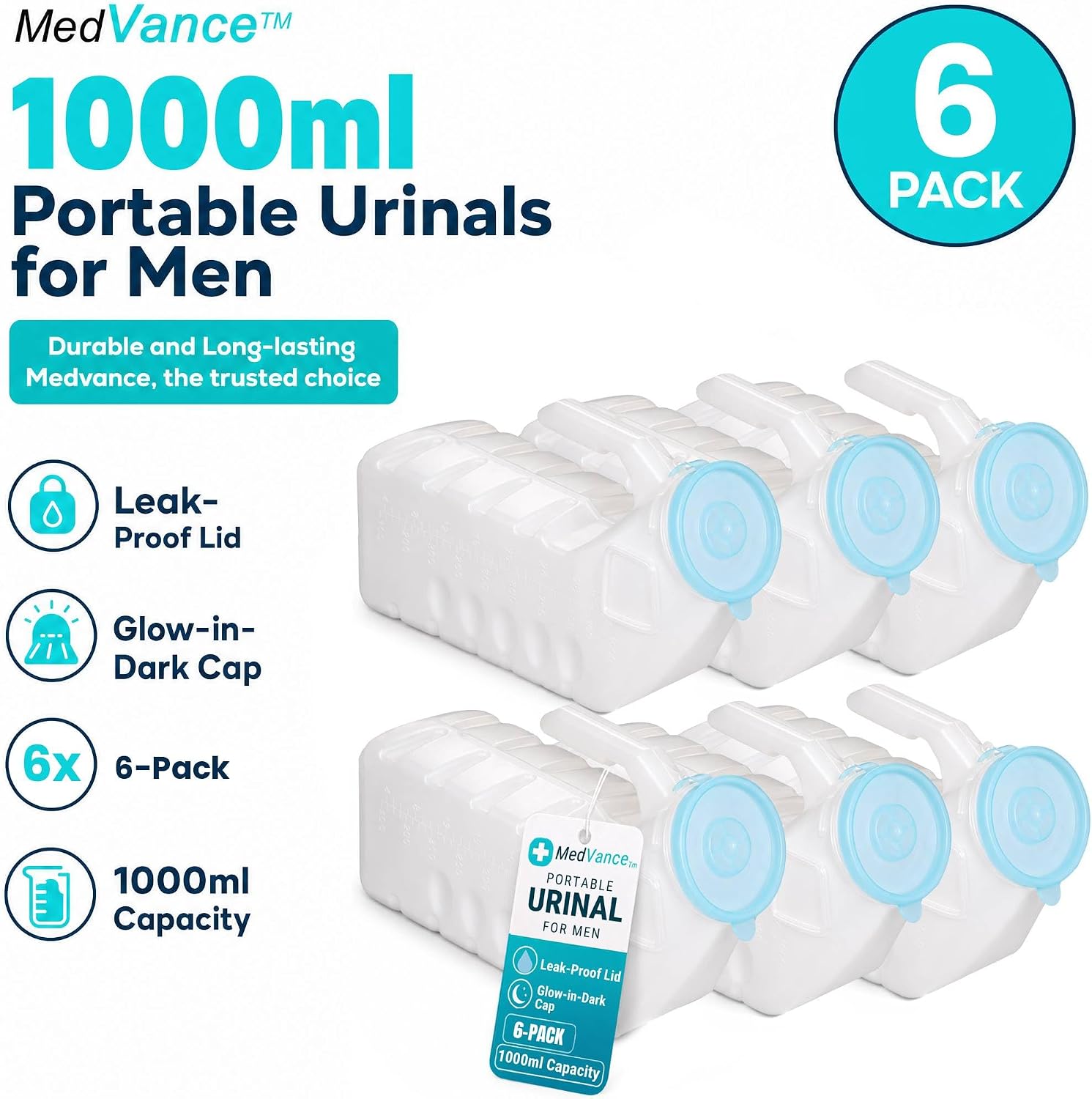Detalle 2 de MedVance Male Urinal 1000 mL