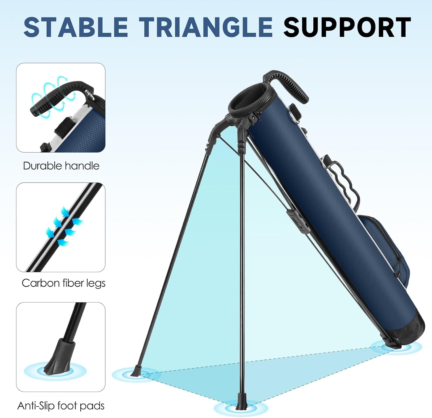 Detalle de Findway Golf Stand Bag 2.2 lb