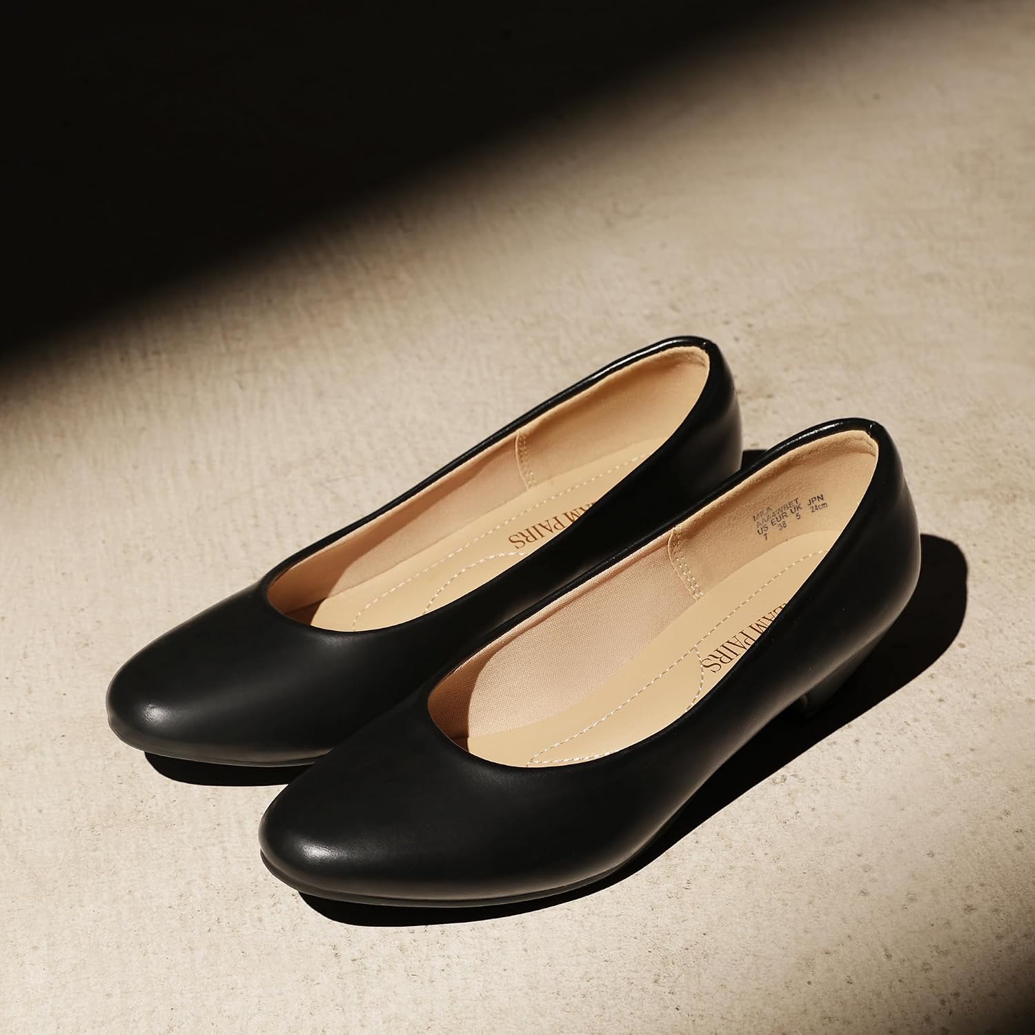 Thumbnail 5 de DREAM PAIRS Women’s Mila Low Chunky Heel Pump Shoes