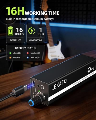 Detalle 2 de LEKATO In Ear Monitor Amplificatore P30: Selettore Stereo/Mono