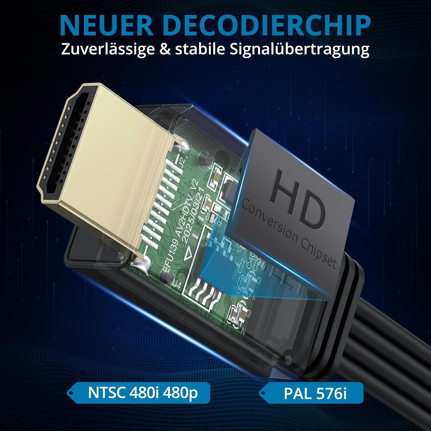 Thumbnail 1 de AUTOUTLET Wii HDMI Adapter: Plug-and-Play-Konverter für 720p/1080p mit 200 cm Kabel