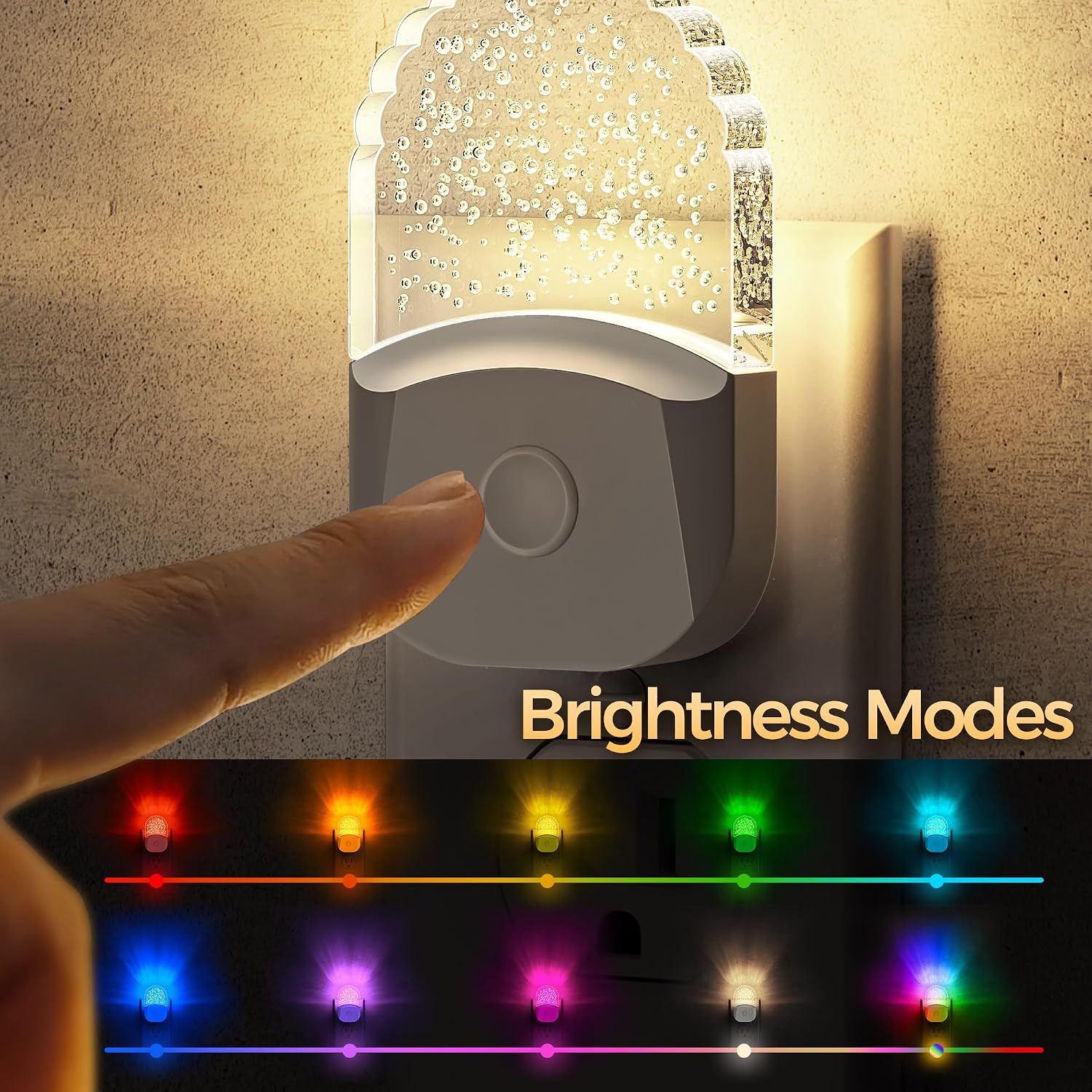 Detalle 2 de DORESshop Plug-In Night Lights, 2-Pack
