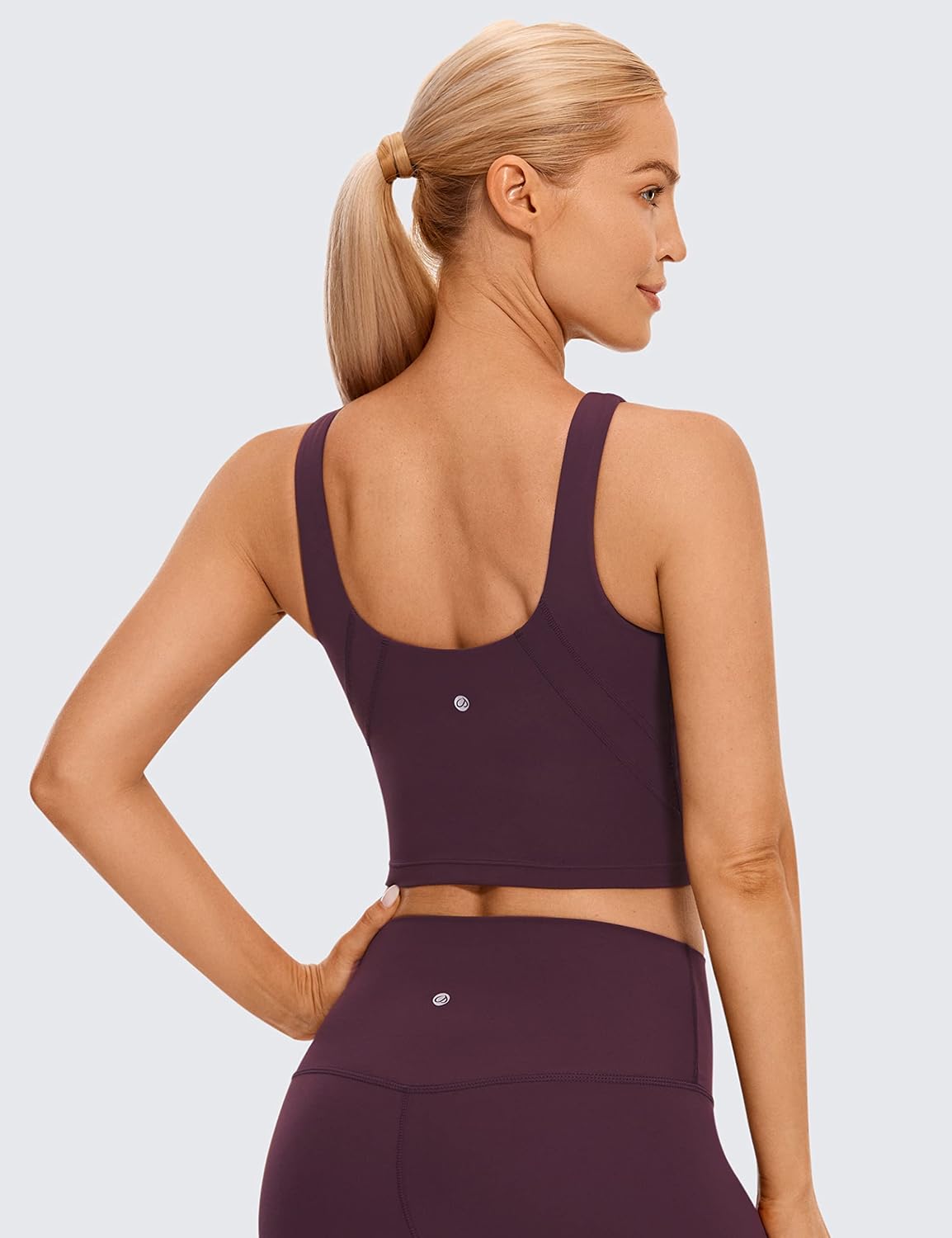 Detalle 2 de CRZ YOGA Butterlux: reggiseno sport con collo alto e schiena a U