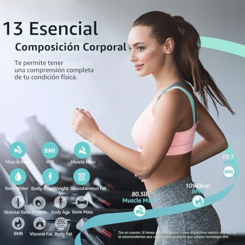 Detalle 2 de Báscula de Baño Digital Inteligente POSTURE con sincronización en App y 13 indicadores de composición corporal