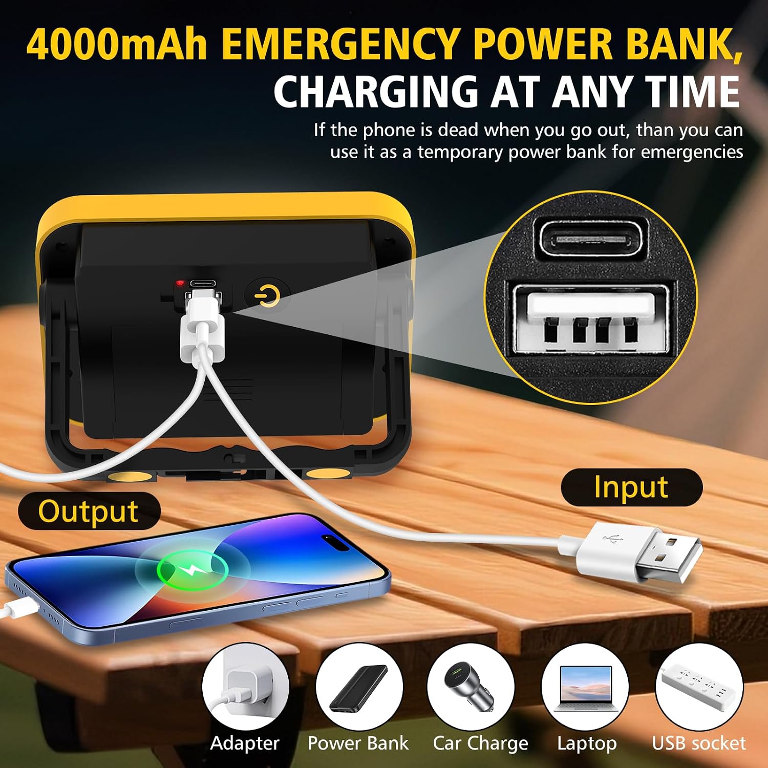 Thumbnail 4 de NATPOW LED Work Light 4-Pack