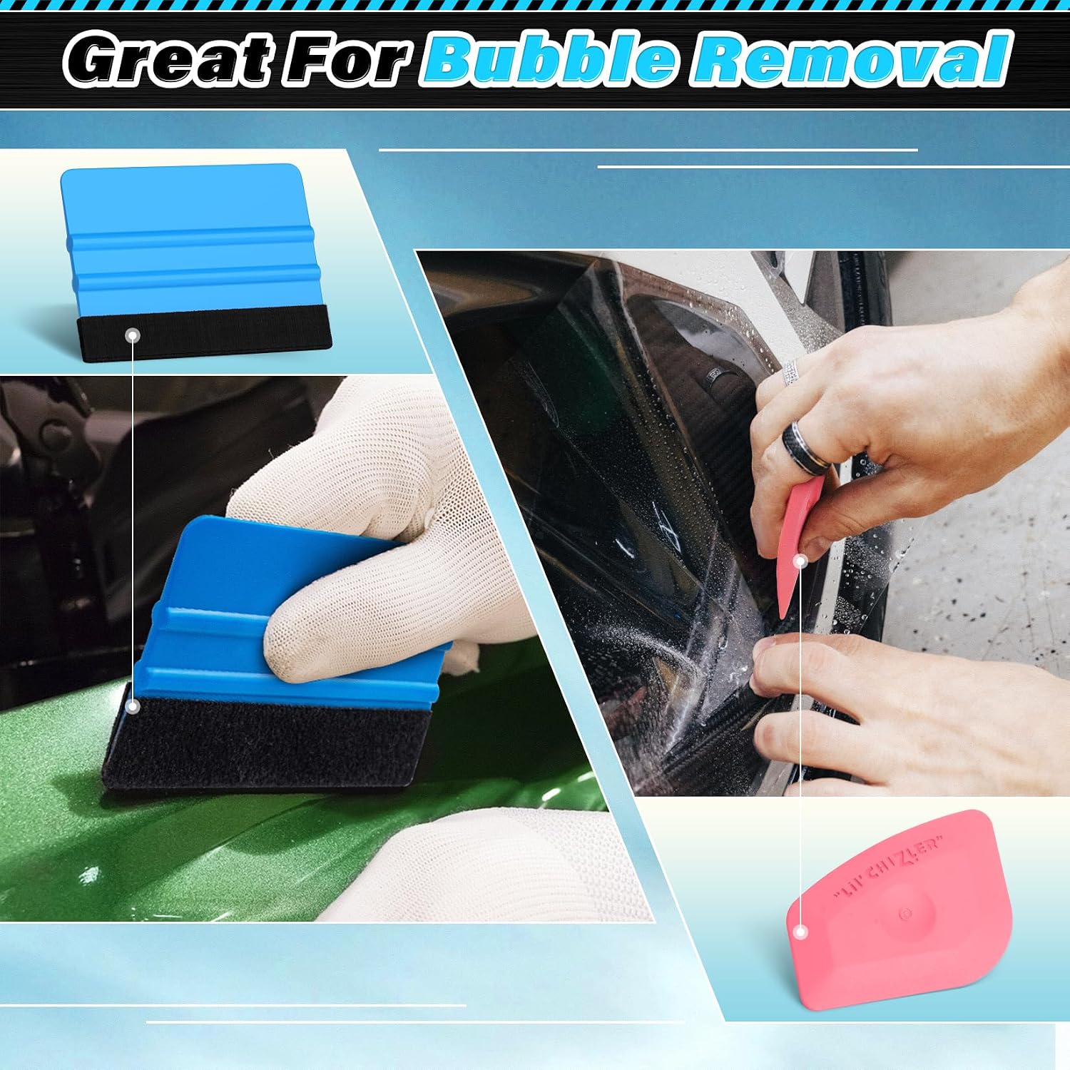 Thumbnail 3 de DIYSELF 18 Pcs Window Tint Kit: Complete Vinyl Wrap Tool Set for Car Wraps and More