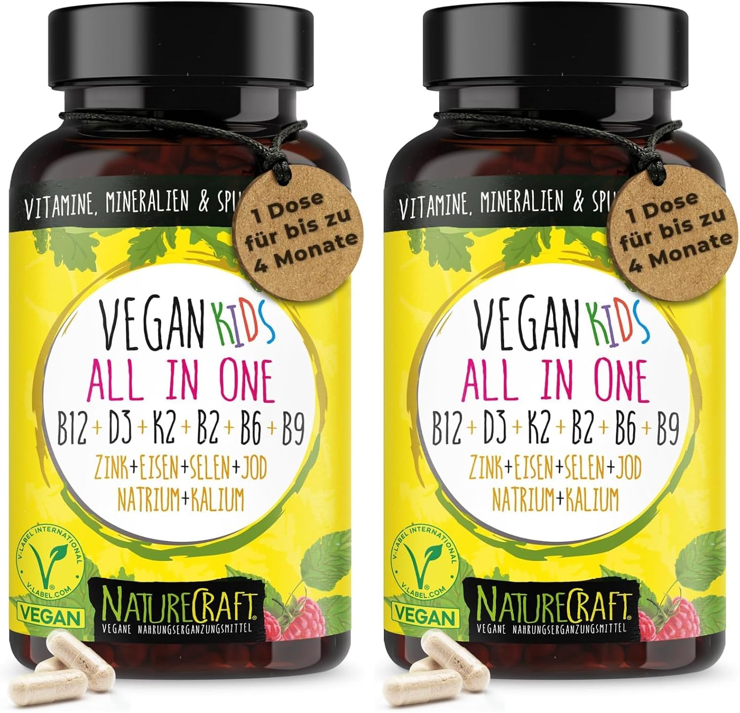 Thumbnail 6 de Vegan Kids All-in-One Multivitamin-Komplex für Kinder (120 Kapseln)
