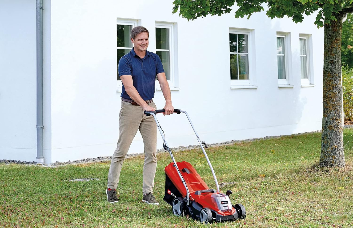 Thumbnail 3 de Einhell Power X-Change GE-CM 18/33 Li cordless lawnmower kit (18V) with 4.0Ah battery & charger