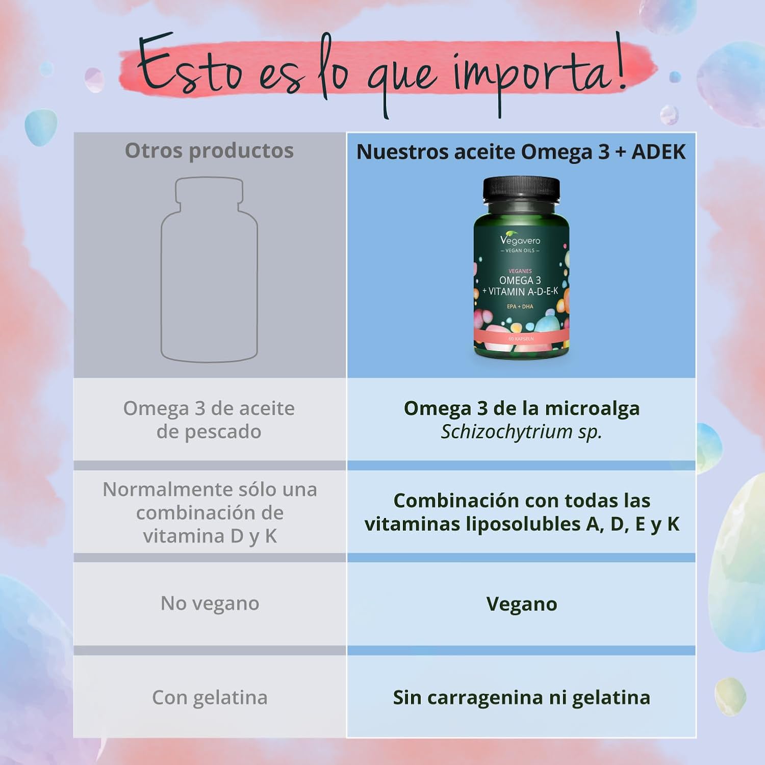 Thumbnail 4 de Vegavero Omega 3 EPA/DHA con Vitaminas 🌱