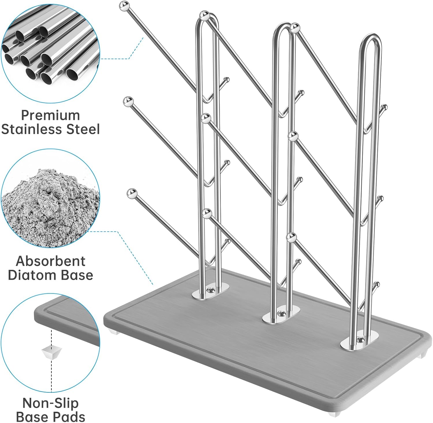 Thumbnail 1 de NiHome Baby Bottle Drying Rack