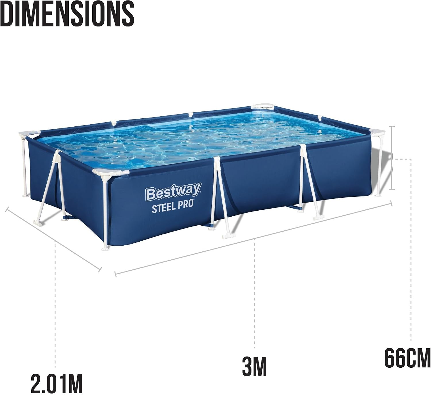 Thumbnail 5 de Bestway Steel Pro Pool 9.10ft