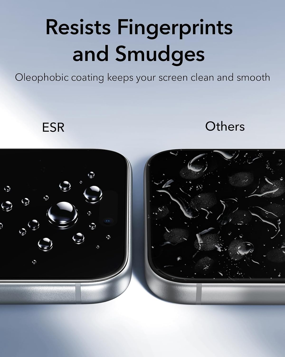 Detalle 2 de ESR iPhone 17 Pro Screen Protector 3-Pack, 9H Tempered Glass with UltraFit Tray