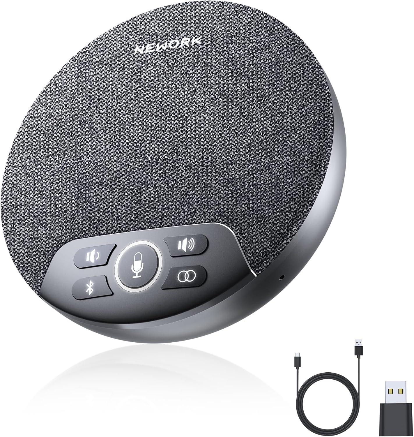 NEWORK Haut‑Parleur de conférence Bluetooth 2600mAh