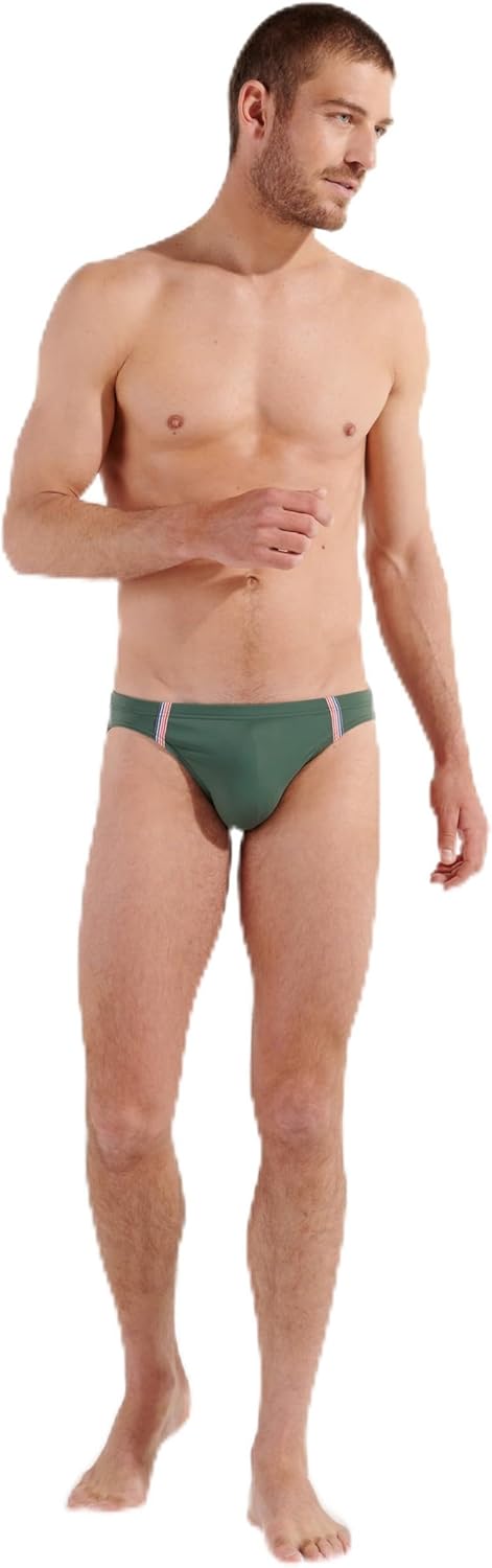 Thumbnail 1 de HOM Slip de bain micro Nautical Cup pour homme – uni rouge