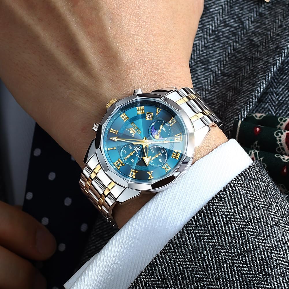 Thumbnail 4 de OLEVS Quarz Herrenchronograph 3 ATM