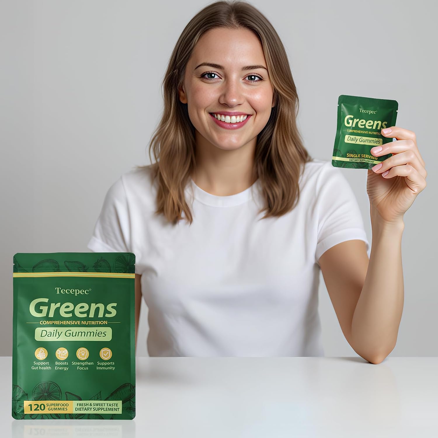 Thumbnail 6 de Greens Daily Gummies Supplement, 120 Count
