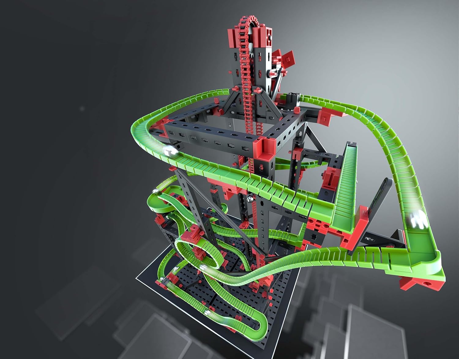 Detalle de fischertechnik Dynamic L2 kit de billes 780 pièces 🎲
