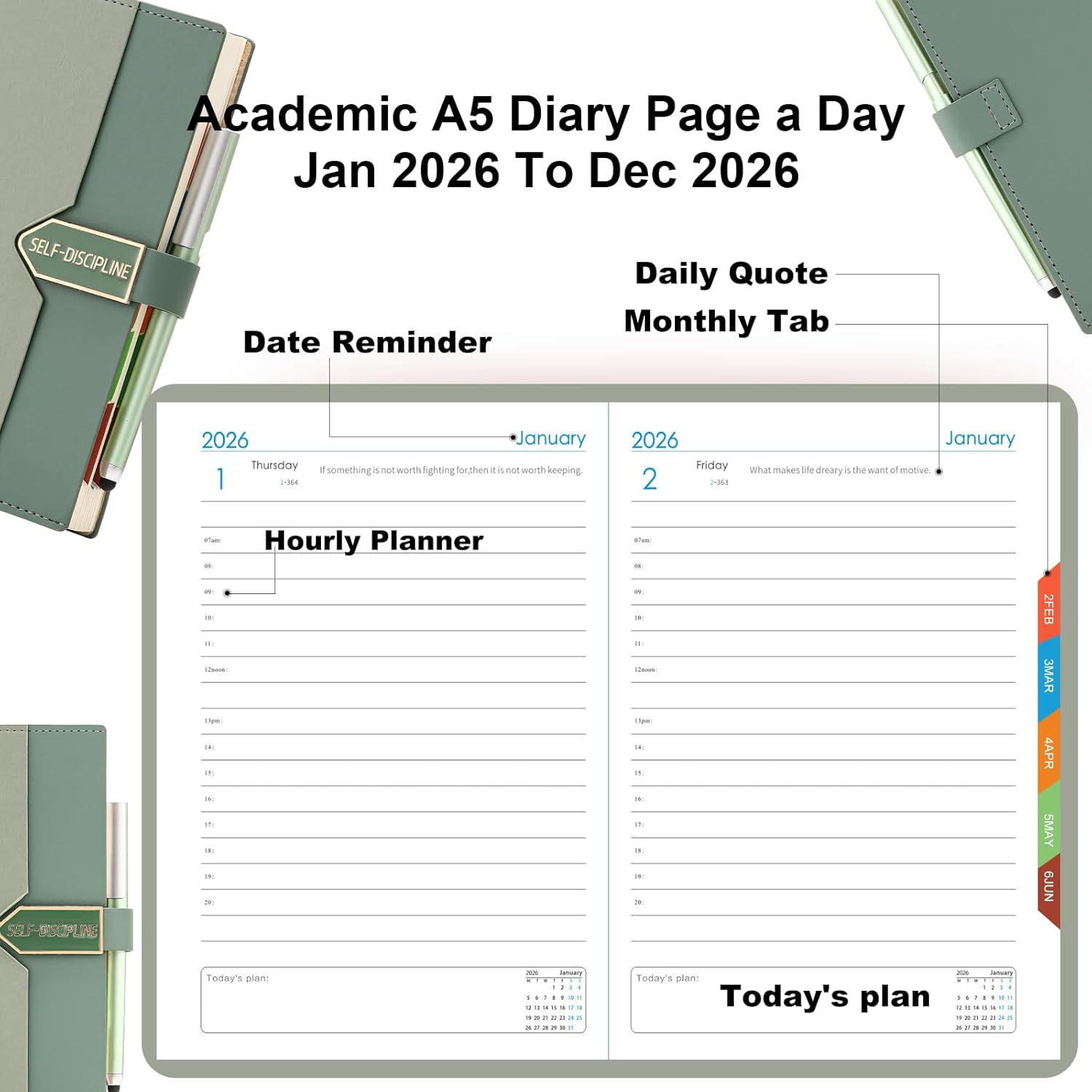 Thumbnail 5 de Mljtoyo Agenda quotidien A5 2026 📘