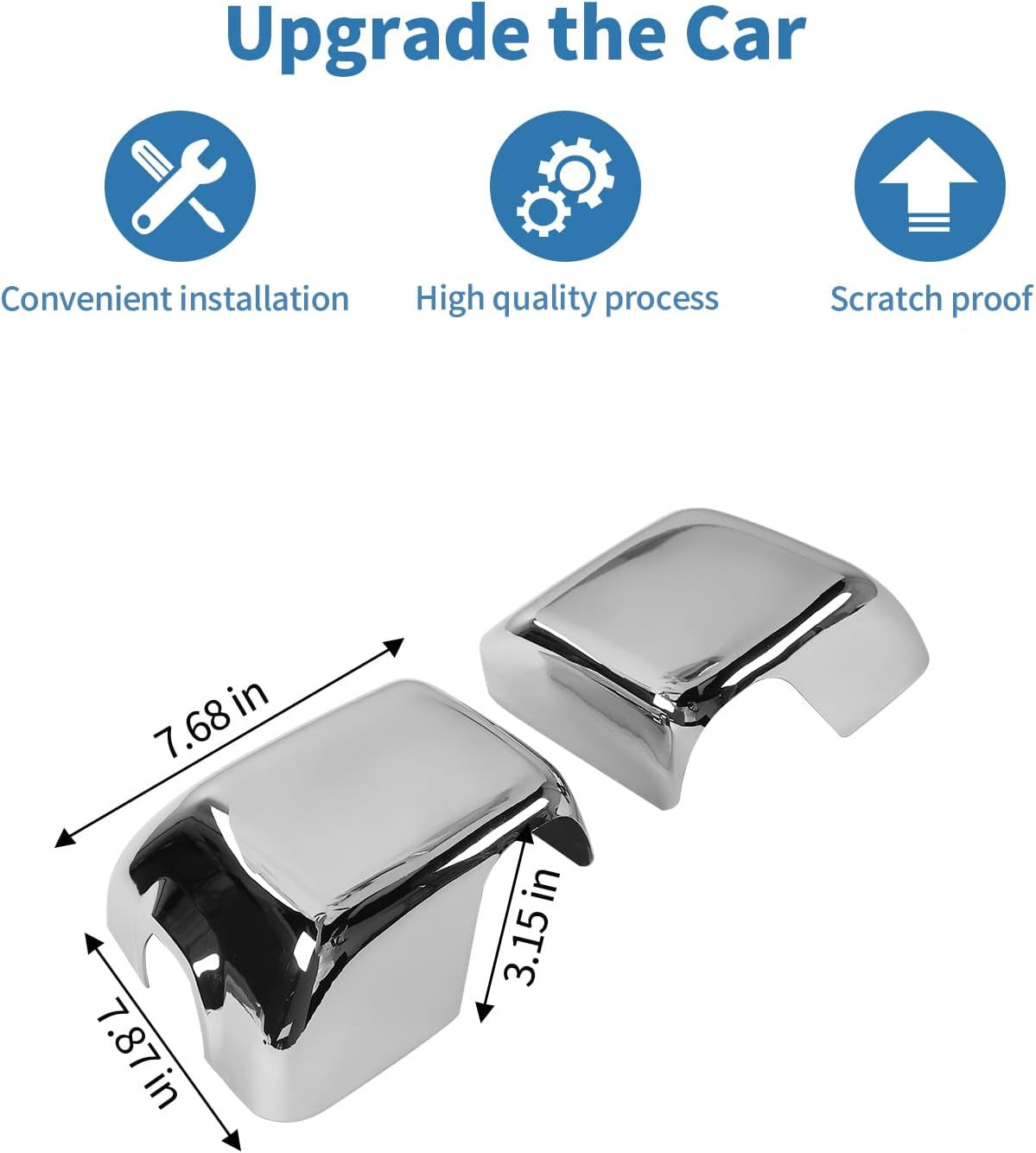 Detalle de PDKLIN Side Mirror Cap Covers ABS