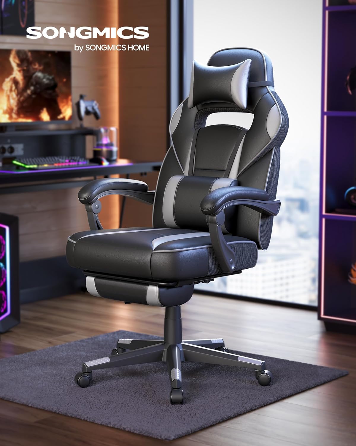Detalle 2 de SONGMICS Sedia da Ufficio OBG073B03 150 kg 💺